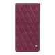 Funda de piel con solapa Samsung Galaxy Z Fold7 - Prune vintage - Couture ( Pantone #612434 ) 