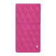Samsung Galaxy Z Fold7 leather pouch with flap - Rose BB - Couture ( Pantone #DB599F )