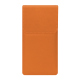 Pochette cuir avec rabat Samsung Galaxy Z Fold7 - Orange PU ( Pantone #ff9351 )