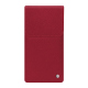 Custodia in pelle con patta Samsung Galaxy Z Fold7 - Rouge passion ( Pantone #a6192e ) 