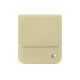 Bolsa de couro com aba Samsung Galaxy Z Flip7 - Beige ( Nappa - Pantone #ceb888 ) 