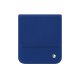 Pochette cuir avec rabat Samsung Galaxy Z Flip7 - Bleu océan ( Nappa - Pantone #15458a) 