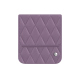 플랩이 있는 가죽 파우치 Samsung Galaxy Z Flip7 - Lilas - Couture ( Nappa - Pantone #b9a3e3 ) 