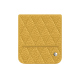 Lederschutzhülle mit Klappe Samsung Galaxy Z Flip7 - Mimosa - Couture ( Pantone #b39437 ) 
