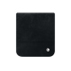 Bolsa de couro com aba Samsung Galaxy Z Flip7 - Dark vintage ( Pantone #050505 ) 
