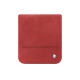 Samsung Galaxy Z Flip7 leather pouch with flap - Cerise vintage ( Pantone #a6302e ) 
