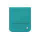 Pochette cuir avec rabat Samsung Galaxy Z Flip7 - Bleu fluo 