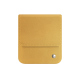 Samsung Galaxy Z Flip7 leather pouch with flap - Or Maïa ( Pantone 871C ) 