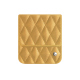 Custodia in pelle con patta Samsung Galaxy Z Flip7 - Or Maïa - Couture ( Pantone 871C ) 
