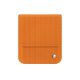 三星 Galaxy Z Flip7 带翻盖皮袋 - Abaca arancio ( Pantone #d77540 )
