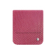 Samsung Galaxy Z Flip7 leather pouch with flap - Serpent ciclamino ( Pantone #9E4C6E ) 