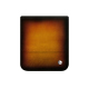 Samsung Galaxy Z Flip7 leather pouch with flap - Fauve Patine