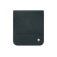 Custodia in pelle con patta Samsung Galaxy Z Flip7 - Blu marino ( Pantone #14181D )