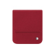 Custodia in pelle con patta Samsung Galaxy Z Flip7 - Rouge passion ( Pantone #a6192e ) 