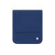 플랩이 있는 가죽 파우치 Samsung Galaxy Z Flip7 - Bleu frisson ( Pantone #29588c ) 