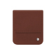 플랩이 있는 가죽 파우치 Samsung Galaxy Z Flip7 - Marron délicat ( Pantone #95614d) 