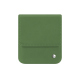Pochette cuir avec rabat Samsung Galaxy Z Flip7 - Vert Veggie ( Pantone #68724d ) 