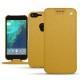 Housse cuir Google Pixel XL - Mimosa ( Pantone 141C ) 