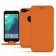Housse cuir Google Pixel XL - Orange PU