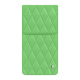 Honor Magic V5 leather pouch - Vert olive - Couture ( Nappa - Pantone #a7c58e ) 