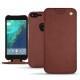Google Pixel XL leather case - Passion vintage ( Glutton - Red ) 