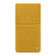 Honor Magic V5 leather pouch - Jaune soulèu ( Pantone #F3B934 )