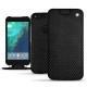 Google Pixel XL leather case - Serpent nero