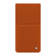 Pochette cuir Honor Magic V5 - Orange vibrant ( Pantone #e36b39 ) 
