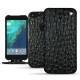 Funda de piel Google Pixel XL - Autruche nero