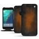 Funda de piel Google Pixel XL - Marron Patine