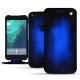 Housse cuir Google Pixel XL - Bleu Patine