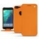 Housse cuir Google Pixel XL - Orange ( Nappa - Pantone 1495U ) 