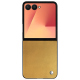 Funda de piel Samsung Galaxy Z Flip7 - Or Maïa ( Pantone 871C ) 