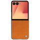 Coque cuir Samsung Galaxy Z Flip7 - Abaca arancio ( Pantone #d77540 )