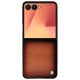 Funda de piel Samsung Galaxy Z Flip7 - Orange Patine
