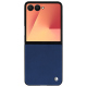 Funda de piel Samsung Galaxy Z Flip7 - Bleu frisson ( Pantone #29588c ) 