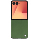 Samsung Galaxy Z Flip7 leather cover - Vert Veggie ( Pantone #68724d ) 