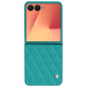 Funda de piel Samsung Galaxy Z Flip7 - Bleu fluo - Couture