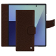 Étui portefeuille cuir Samsung Galaxy Z Fold7 - Châtaigne ( Pantone #1b1107 ) 