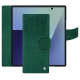 Custodia in pelle Samsung Galaxy Z Fold7 - Crocodile pino ( Pantone #173F35 ) 