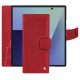 삼성 갤럭시 Z 폴드7 가죽 지갑 케이스 - Rouge troupelenc ( Pantone #AB191A )