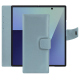 Étui portefeuille cuir Samsung Galaxy Z Fold7 - Bleu Ciel PU ( Pantone #abcae9 )