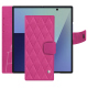 Samsung Galaxy Z Fold7 leather wallet case - Rose BB - Couture ( Pantone #DB599F )