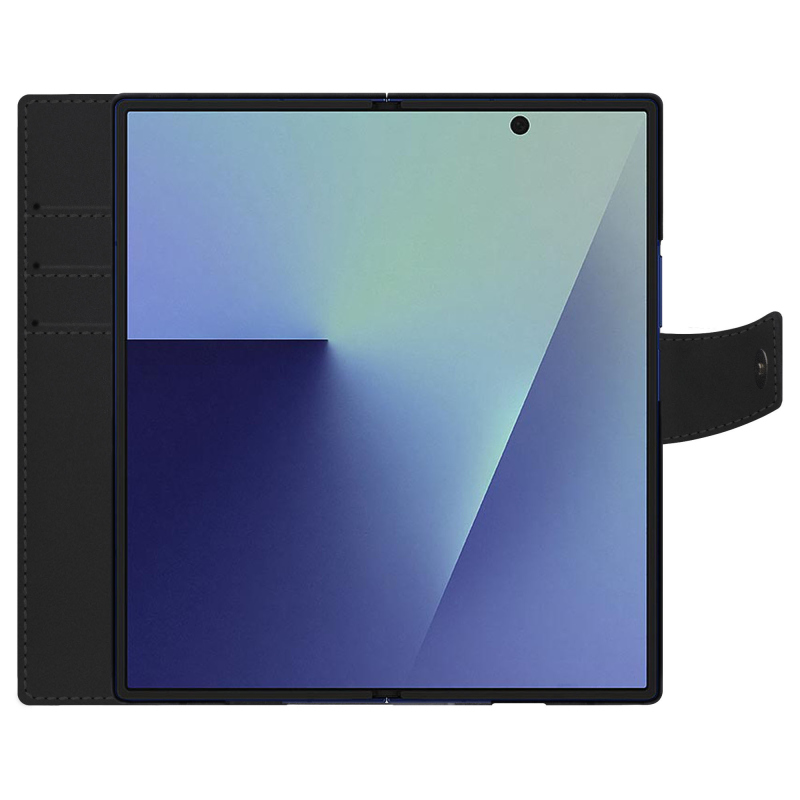 Capa de couro para carteira Samsung Galaxy Z Fold7