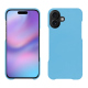 Lederschutzhülle Apple iPhone 17 - Bleu ciel ( Nappa - Pantone #abcae9 ) 