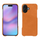 Lederschutzhülle Apple iPhone 17 - Mandarine vintage ( Pantone #d47231 ) 
