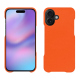 Custodia in pelle Apple iPhone 17 - Orange fluo ( Pantone #ff5406 ) 