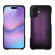 Custodia in pelle Apple iPhone 17 - Violet Patine