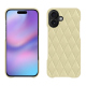 Lederschutzhülle Apple iPhone 17 - Beige - Couture ( Nappa - Pantone #ceb888 ) 
