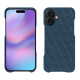 Apple iPhone 17 leather cover - Indigo - Couture ( Pantone #1f4565 ) 